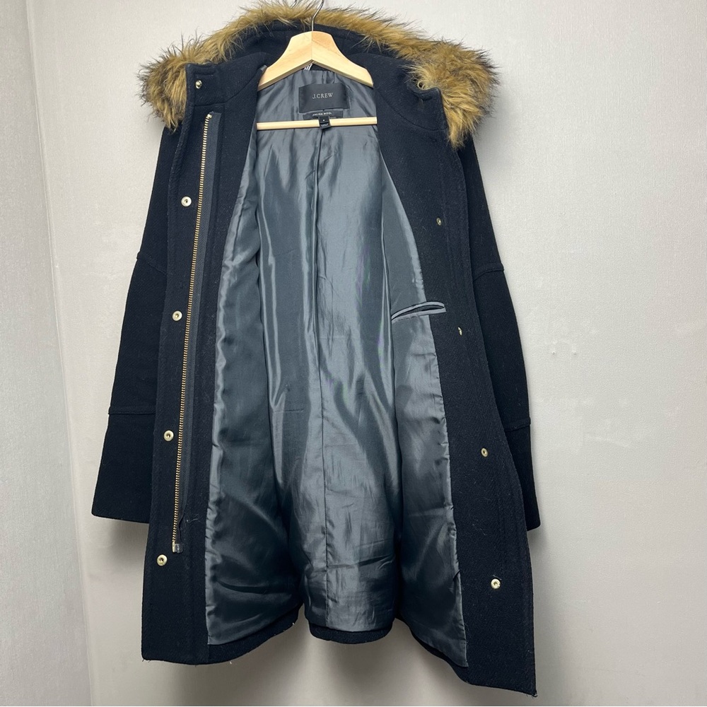 J.Crew Plus Chateau Parka black
Stadium Cloth Nello Gori wool blend Coat Size‎ 6 - Picture 4 of 15